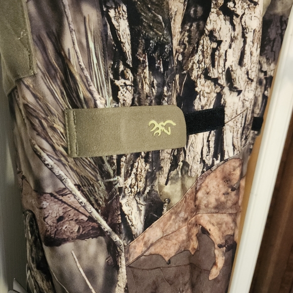 BROWNING Hells Canyon PRIMALOFT Insulated Hunting Mossy Oak Bibs WMS Size L NWT. - Picture 8 of 16